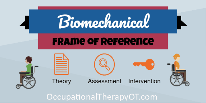 Biomechanical model in occupational therapy