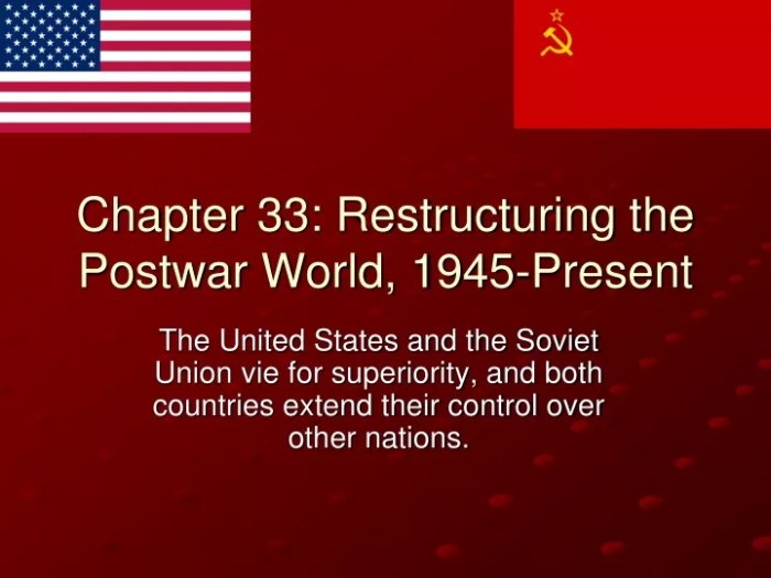 Chapter 33 restructuring the postwar world